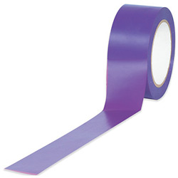 Picture of Box Partners T9336P 3 in. x 36 yds. Purple Solid Vinyl Safety Tape