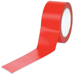 Picture of Box Partners T9336R 3 in. x 36 yds. Red Solid Vinyl Safety Tape