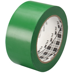 Picture of Box Partners T967764G 2 in. x 36 yds. Green 3M- 764 Solid Vinyl Tape