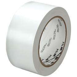 Picture of Box Partners T967764W 2 in. x 36 yds. White 3M- 764 Solid Vinyl Tape