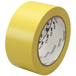 Picture of Box Partners T967764Y 2 in. x 36 yds. Yellow 3M- 764 Solid Vinyl Tape