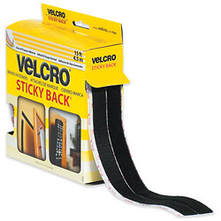 Picture of Box Partners VEL101 .75 in. x 15 foot- Black Cloth Tie Tape- Combo Packs