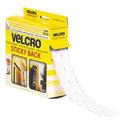 Picture of Box Partners VEL102 .75 in. x 15 foot- White Cloth Tie Tape- Combo Packs