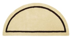 Half Round Rug Mesa Tan