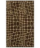 72301D CROC BROWN AREA RUG