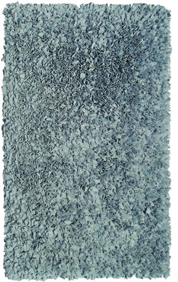 Picture of The Rug Market 02255R SHAGGY RAGGY SILVER AREA RUG