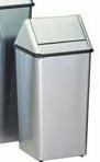 Swing top hamper and top- white
