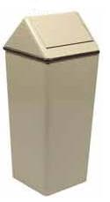 Swing top hamper and top- slate