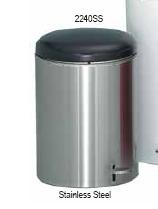 Step-on - stainless steel- with galv. liner