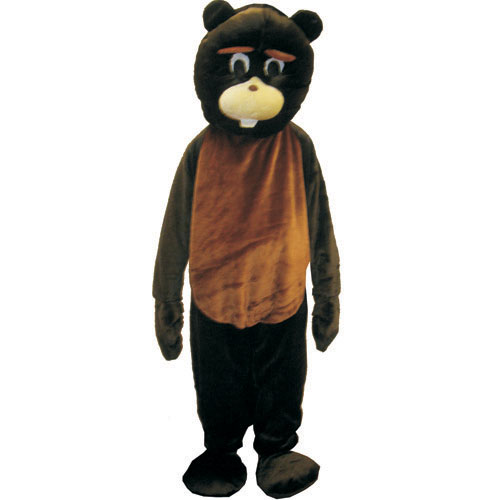 Picture of Dress Up America 473-L Adult Beaver Mascot Costume - Large