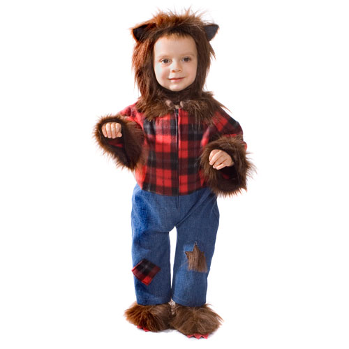 Picture of Dress Up America 489-T2 Baby Wolfman Costume - Size T2