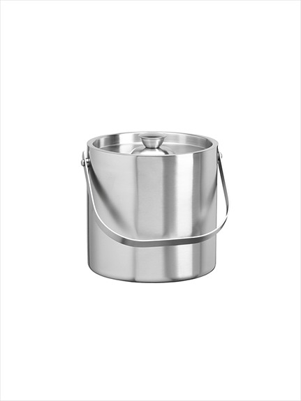 Picture of Kraftware 71407 Brushed Stainless Steel 2.5 Quart Brushed Stainless Steel Doublewall Ice Bucket