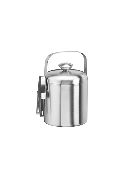 Picture of Kraftware 71410 Brushed 1.5 Quart Ice Bucket With Tong