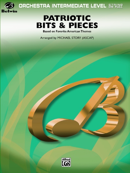 Alfred 00-BFOM02002 Patriotic Bits & Pieces- based on Favorite American Themes - Music Book