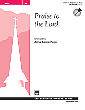 Alfred 00-20221 Praise to the Lord - Music Book