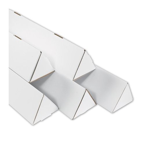 MTM224 2 in. x 24 .25 in. Triangle Mailing Tubes- 50