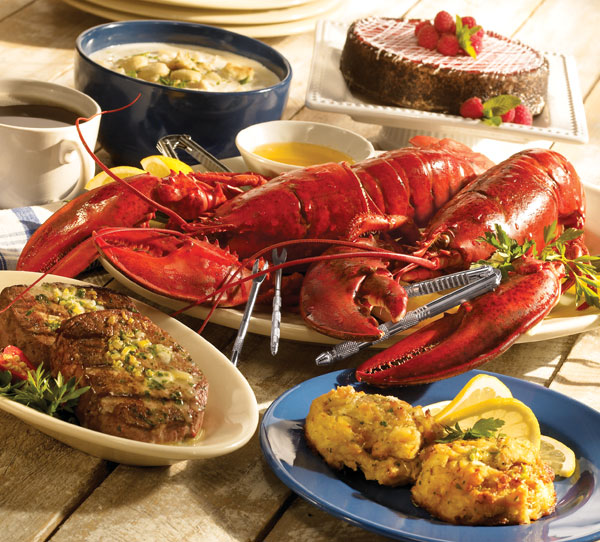 Picture of Lobster Gram LICGR2C LOBSTERLICIOUS GRAM DINNER FOR TWO WITH 1 LB LOBSTERS