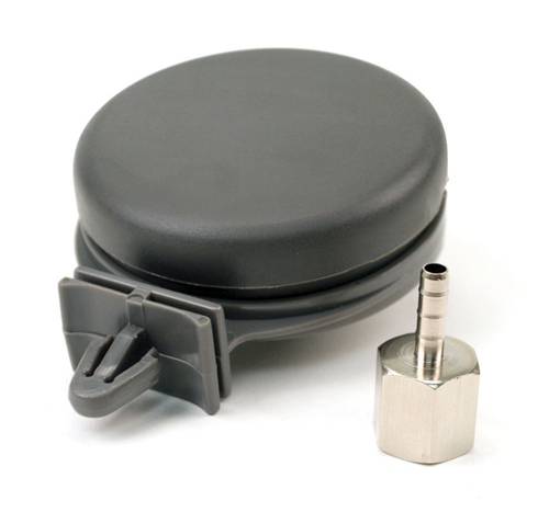Remote Inlet Air Filter Assembly, Gray Plastic Housing (3/8" x 1/2" Tube Fitting, NPT)