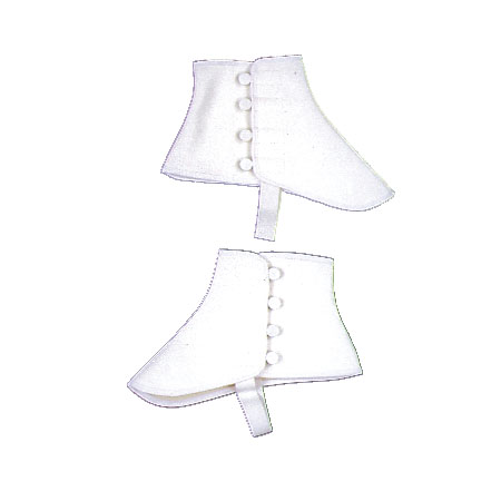 Picture of Costumes For All Occasions Bb95Sm Spats Short Vinyl Sm Md Wht