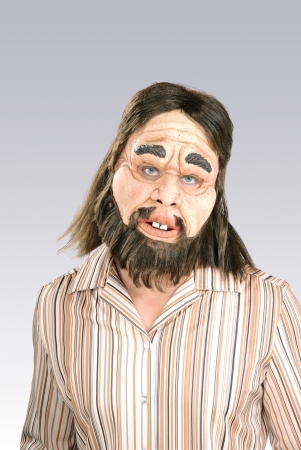 Picture of Costumes For All Occasions Ru68157 Caveman Latex Mask