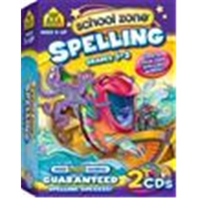 School Zone Interactive 8165 Spelling 2 Pack Software Win 2000-Xp-Vista/Mac 1...