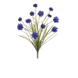 Picture of  FBC761-BL-RY 22 in. Royal Blue Cornflower Bush with 12 Flowers- Case of 12