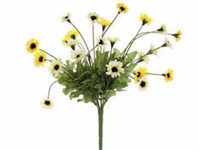 Picture of  FBD515-YE-TT 10.5 in.Two Tone Yellow Daisy Bushes X5- Case of 24