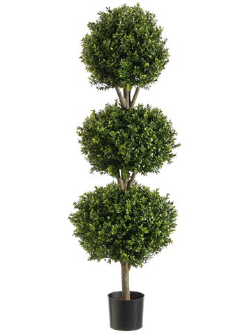 Picture of  LPB274-GR-TT 4 ft. Triple Ball Boxwood Top Two-tone Green- Case of 1