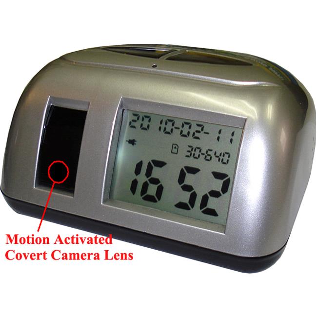 Unipride KL213S Securix Motion Activated Hidden Camcorder Clock