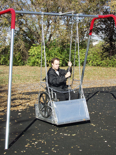 Picture of Sport Play 382-403H Wheelchair Swing Frame only- To fro Hanger