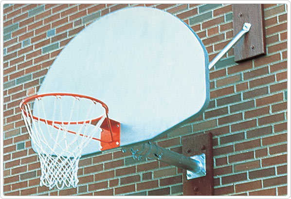 Picture of Sport Play 531-601 Wall Mounted Basketball Backstop - 1&apos; Overhang