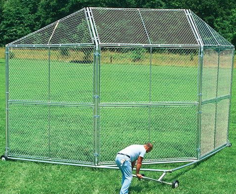 Picture of Sport play 552-411 Portable Baseball Backstop with Hood