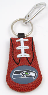 Picture of GameWear GWKCFBSEA Leather GameWear NFL Football Classic KeyChain