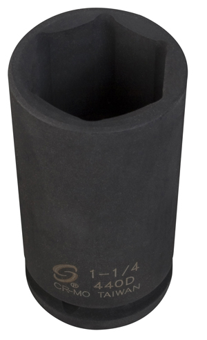 Sunex 3/4 Inch Drive 1-1/4 Inch Length Deep Impact Socket - 440D