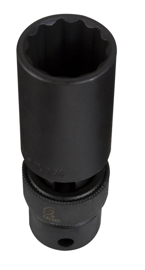 SU212MZUD 1/2 Inch Drive 12mm 12 Point Deep Universal Impact Socket