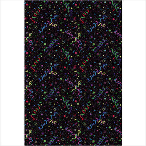 Celebration 6 ft. x 9 ft. Nylon Machine Tufted- Cut Pile Fluorescent Rug