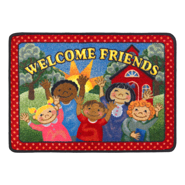 School Days Rug - WearOn Nylon Machine Tufted- Cut Pile - Just for Kids