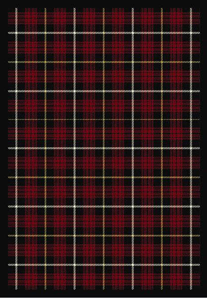 Picture of Joy Carpets 1511B-01 Bit O ft. Scotch Lumberjack Red 3 ft.10 in. x 5 ft.4 in.  WearOn Nylon Machine Tufted- Cut Pile Whimsy Rug