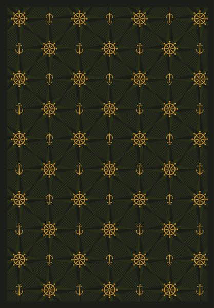 Mariner s Tale Emerald 3 ft.10 in. x 5 ft.4 in.  WearOn Nylon Machine Tufted- Cut Pile Whimsy Rug
