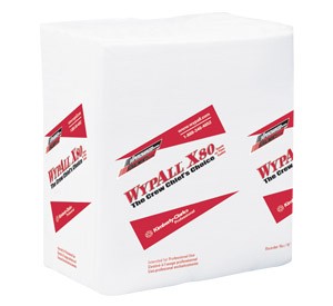 Picture of Kimberly-Clark KCC 41026 Wypall X80 1/4 Fold Towel White - 50 Count - Case of 4