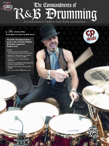 Alfred 00-0110B The Commandments of R&B Drumming - Music Book