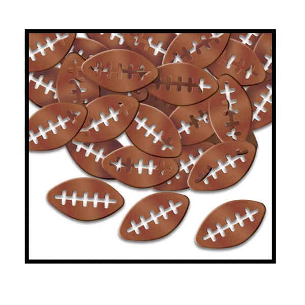 Picture of Beistle 50227 Fanci-Fetti Footballs - Pack of 12