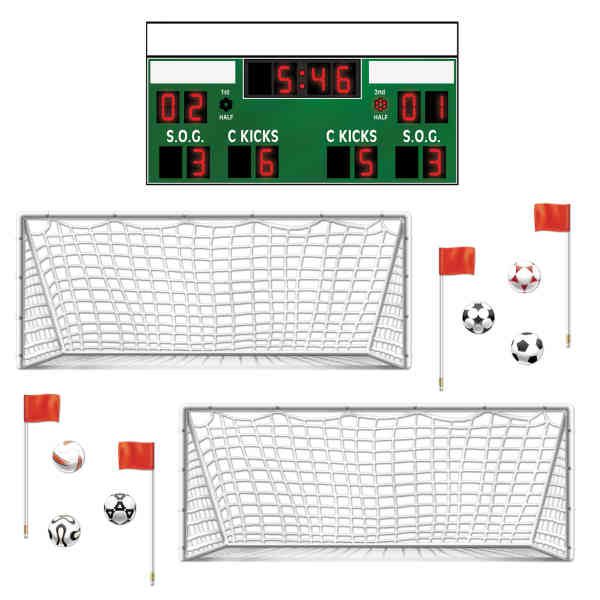 Picture of Beistle 52097 Soccer Props - Pack of 12