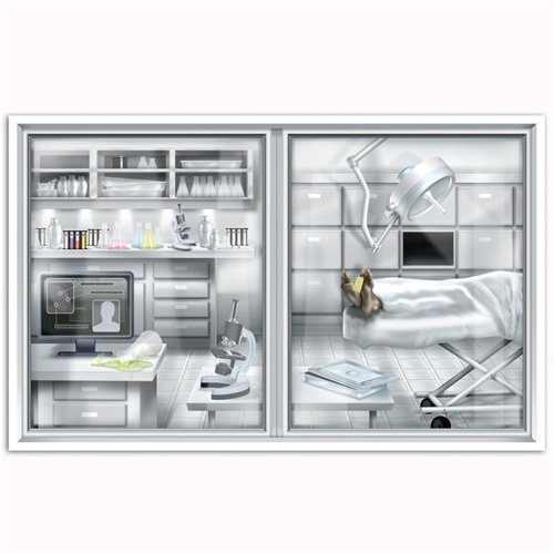 Picture of Beistle 52306 PSI Laboratory and Morgue Insta-View - Pack of 6