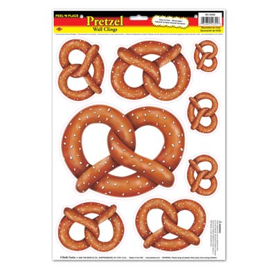 Picture of Beistle 54355 Sh Pretzel Peel &apos;N Place - Pack of 12