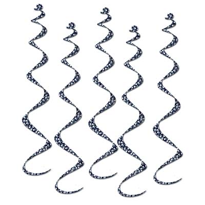 Picture of Beistle 57587 Printed Pirate Twirly Whirlys - Pack of 6