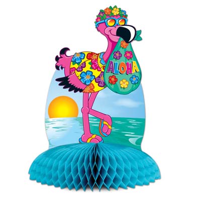 Picture of Beistle 57707 Flamingo Centerpiece - Pack of 12