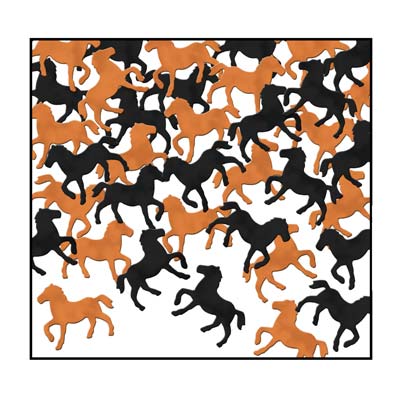 Fanci-Fetti Horses - Copper/Black