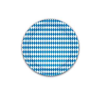 Picture of Beistle 58008 Blue and White Plates - Pack of 12