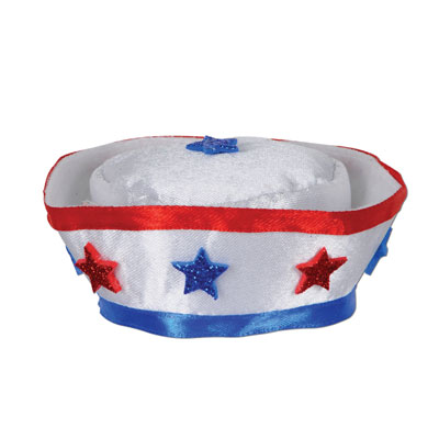 Picture of Beistle 60294 Patriotic Sailor Hat Hair Clip - Pack of 12